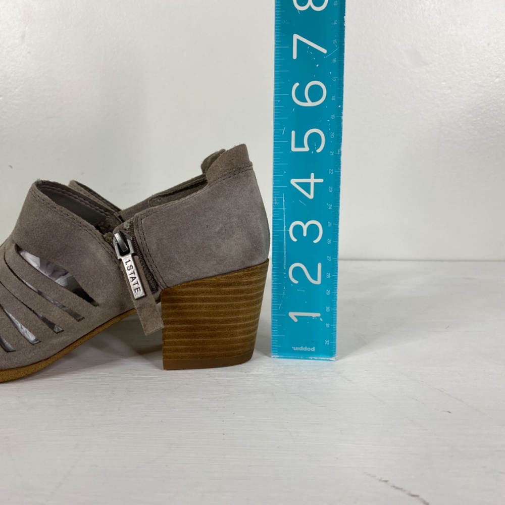 1. State Suede Ankle Bootie Gray Sz. 5.5 - Picture 5 of 16